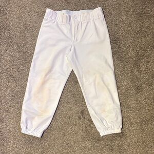 Juniors. White Rip it soft ball pant
